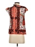 Odille Orange Short Sleeve Blouse Size 0 - photo 2