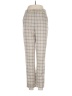 Ivy + Main 100% Polyester Plaid Ivory Casual Pants Size M - photo 1