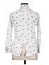 English Laundry 100% Rayon Print White Long Sleeve Blouse Size XL - photo 2