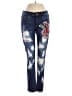 Machine Floral Blue Jeans Size 27 waist - photo 1