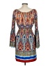 Boston Proper Paisley Blue Casual Dress Size 8 - photo 2