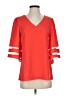 Unbranded Red 3/4 Sleeve Top Size XS - photo 1