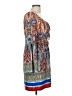 Boston Proper Paisley Blue Casual Dress Size 8 - photo 4