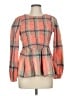 Assorted Brands 100% Cotton Orange Long Sleeve Blouse Size M - photo 1