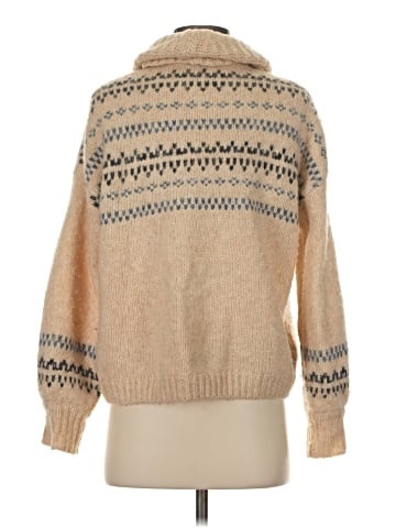 Madewell Somervell Fair Isle Turtleneck Sweater (view 2)