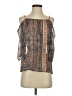 Alice Blue 100% Polyester Brown Sleeveless Blouse Size S - photo 1