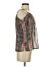 Alice Blue 100% Polyester Brown Sleeveless Blouse Size S - photo 4