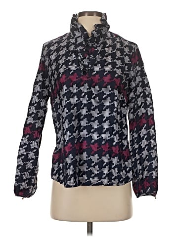 Elizabeth McKay Long Sleeve Silk Top (view 1)