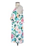 Everly 100% Polyester Tropical Blue Casual Dress Size S - photo 5