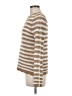 Halogen Stripes Tan Turtleneck Sweater Size M - photo 5