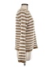 Halogen Stripes Tan Turtleneck Sweater Size M - photo 4
