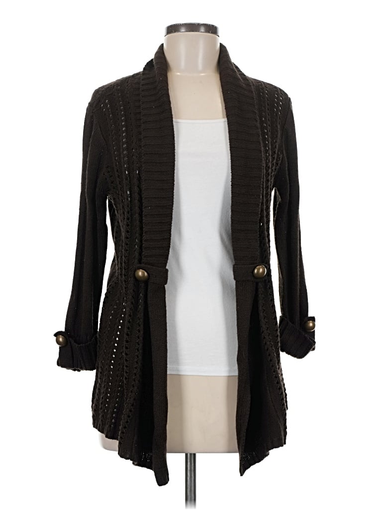 Pre-owned Carolyn Taylor Cardigan Sweater In Black