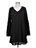 Renvy 100% Polyester Solid Black Casual Dress Size S - photo 1