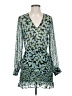 Zara Print Blue Cocktail Dress Size XS - photo 1