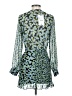Zara Print Blue Cocktail Dress Size XS - photo 2