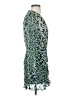 Zara Print Blue Cocktail Dress Size XS - photo 4