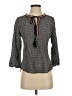 Daniel Rainn Gray 3/4 Sleeve Blouse Size S - photo 1