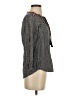 Daniel Rainn Gray 3/4 Sleeve Blouse Size S - photo 4