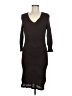 Etcetera Chevron-herringbone Brown Casual Dress Size M - photo 1