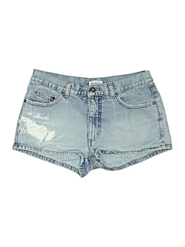 Moto Denim Shorts (view 1)