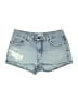 Moto Blue Denim Shorts Size 10 - photo 1