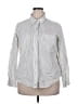 Universal Thread 100% Cotton Stripes Silver Long Sleeve Button-Down Shirt Size XXL - photo 1