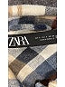 Zara Plaid Gray Coat Size S - photo 6