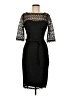 Coast 100% Polyester Black Cocktail Dress Size 4 - photo 1