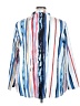 Unbranded Stripes Blue Long Sleeve Blouse Size 5X - photo 2