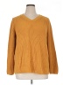 Coldwater Creek 100% Cotton Yellow Pullover Sweater Size XL (petite) - photo 1