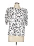 MELLODAY Silver Short Sleeve Blouse Size L - photo 1
