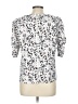 MELLODAY Silver Short Sleeve Blouse Size L - photo 2