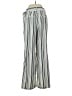 Carolina Belle Stripes Silver Casual Pants Size 4 - photo 2
