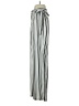 Carolina Belle Stripes Silver Casual Pants Size 4 - photo 5