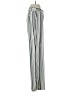 Carolina Belle Stripes Silver Casual Pants Size 4 - photo 4