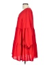 Unbranded Solid Red Casual Dress Size L - photo 5