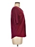 Ann Taylor 100% Polyester Burgundy Short Sleeve Blouse Size M - photo 4