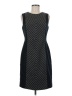 J.Crew Chevron-herringbone Black Cocktail Dress Size 6 - photo 1