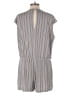 BCBGeneration Stripes Gray Romper Size L - photo 2