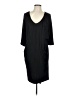 Mustard Seed Solid Black Cocktail Dress Size L - photo 1