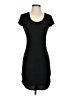 Walmart 100% Recycled Polyester Solid Black Casual Dress Size XS - photo 1