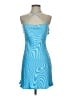Zara Graphic Blue Cocktail Dress Size XS - photo 1