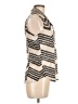 David Cline Ivory Sleeveless Button-Down Shirt Size M - photo 4