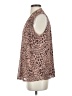 Nine Britton Animal Print Brown Sleeveless Blouse Size S - photo 5
