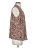 Nine Britton Animal Print Brown Sleeveless Blouse Size S - photo 4