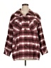 Kensie 100% Polyester Plaid Burgundy Coat Size XL - photo 1