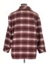 Kensie 100% Polyester Plaid Burgundy Coat Size XL - photo 2