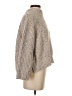 Silence and Noise Tweed Tan Turtleneck Sweater Size S - photo 4
