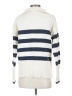 Zesica 100% Viscose Stripes Ivory Pullover Sweater Size S - photo 2