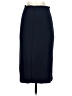 Charles Nolan 100% Rayon Solid Blue Formal Skirt Size 4 - photo 1
